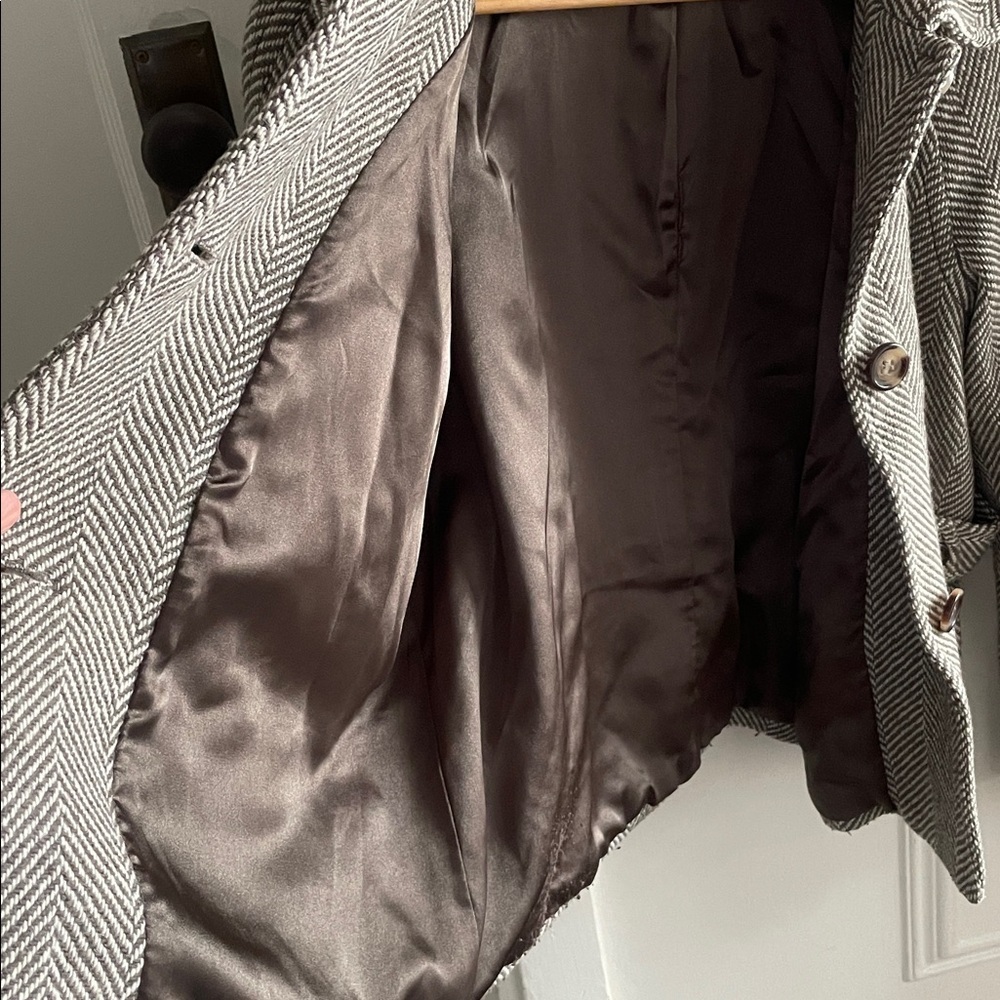 Vintage Liz Claiborne cropped Equestrian style wool coat- Size Medium - Picture 6 of 13